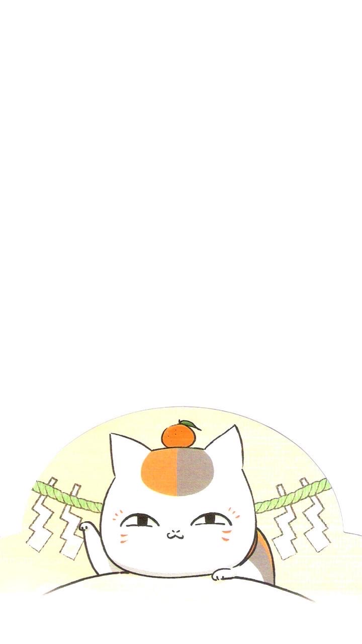 头像 娘口三三 夏目友人帐猫咪老师卡通高清手机壁纸