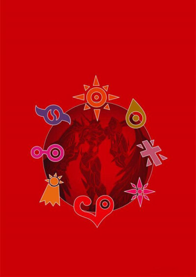 数码宝贝进化徽章壁纸