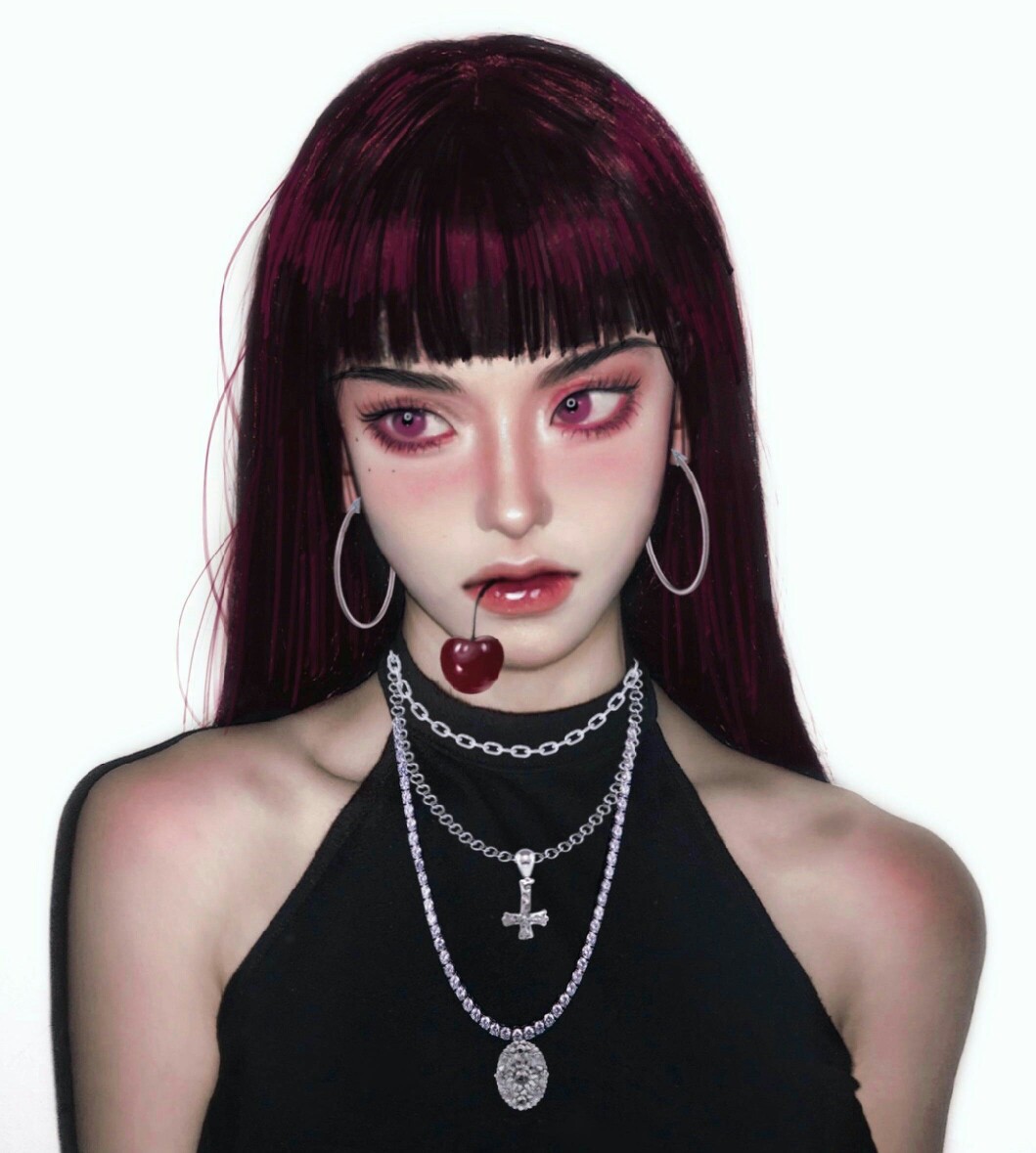 精致女头 女生头像/自裁 二传注明a苏瓷/图源微博@auntsteph