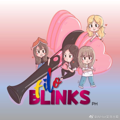 粉锤blackpink卡通图片