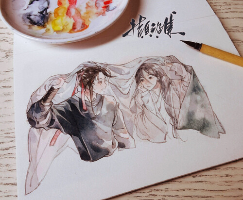 水彩 画师 赤心