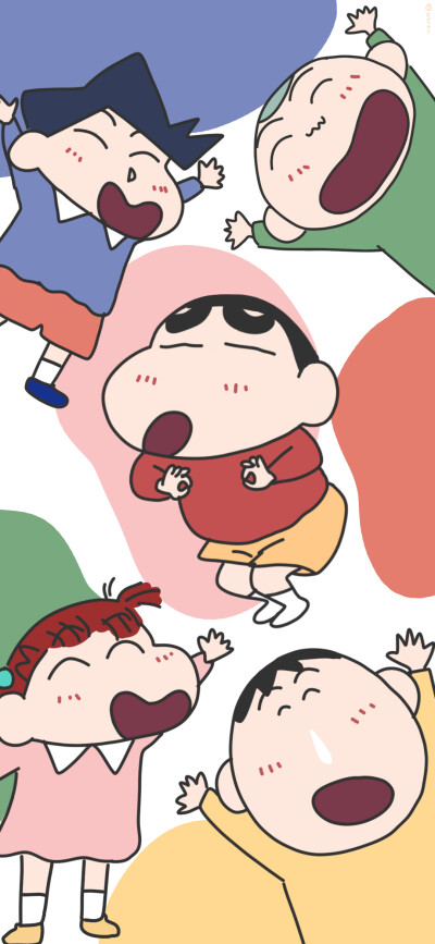 蜡笔小新二格壁纸
