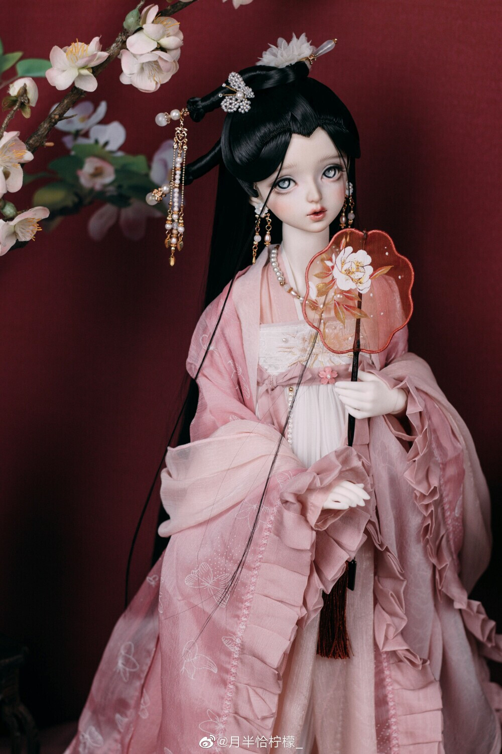 古风美人 sd娃娃 bjd 玩具 人偶 壁纸 萌物