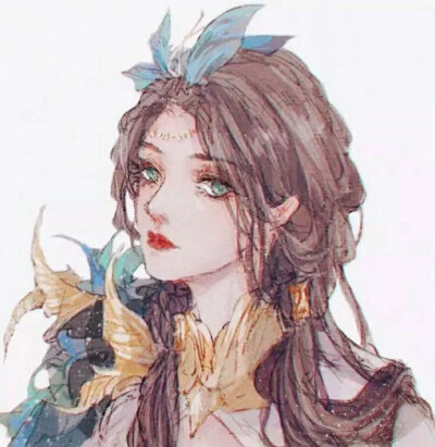 王者荣耀/虞姬/西施手绘头像不知道画师是谁 图源微博一个二传的博主