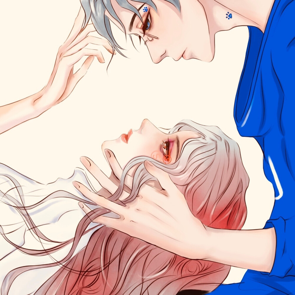 动漫情头 画师:buy夏