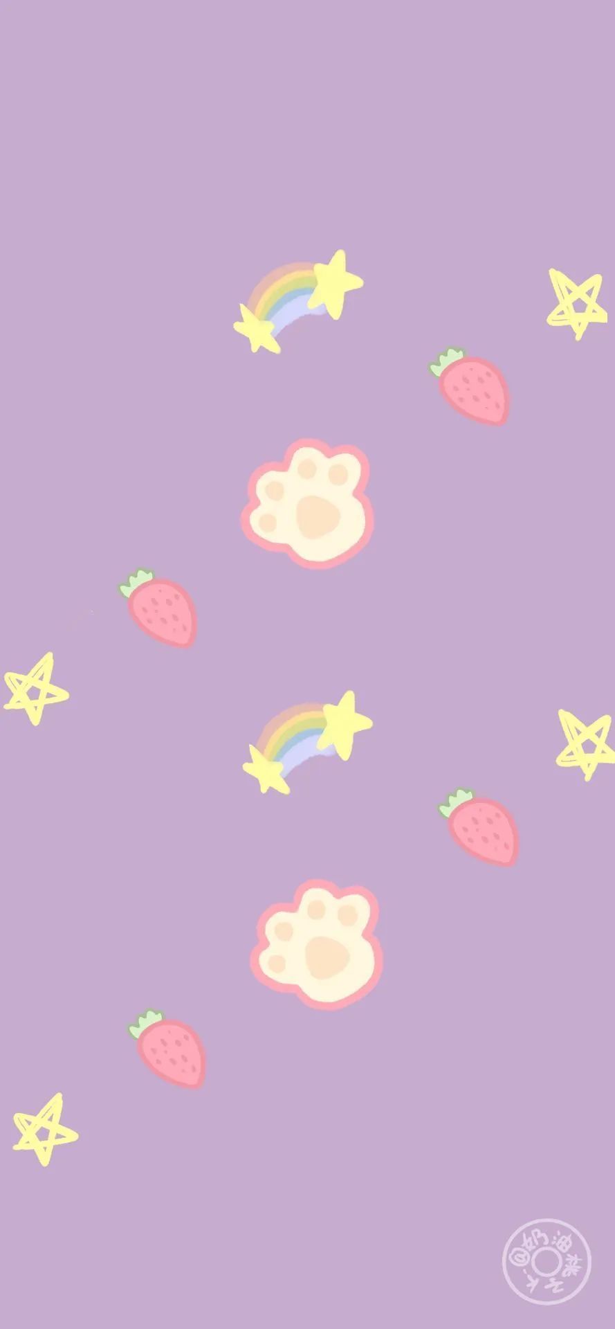 紫色可爱壁纸