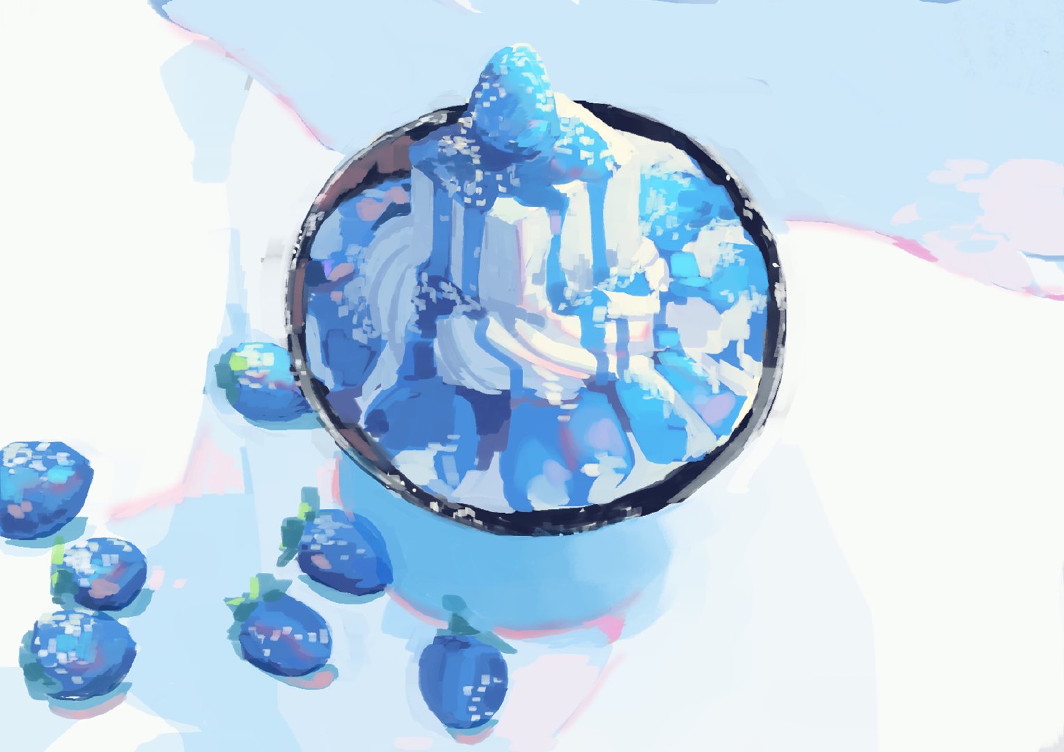 蓝ins:fortisselle - 堆糖,美图壁纸兴趣社区