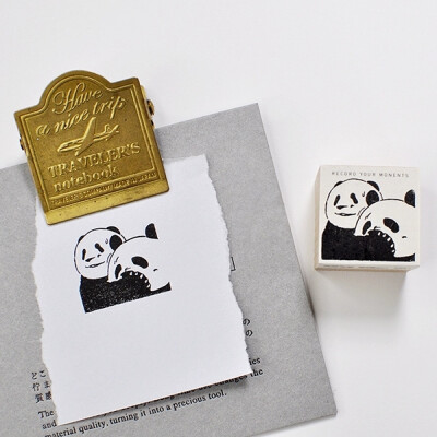 橡皮章素材熊猫图片