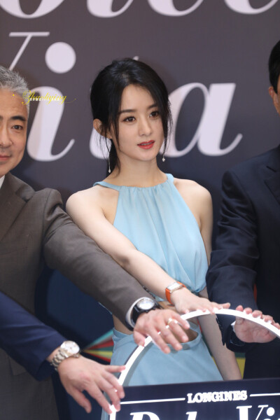 赵丽颖浪琴直播活动2020-6-18 生图赛过精修系列)