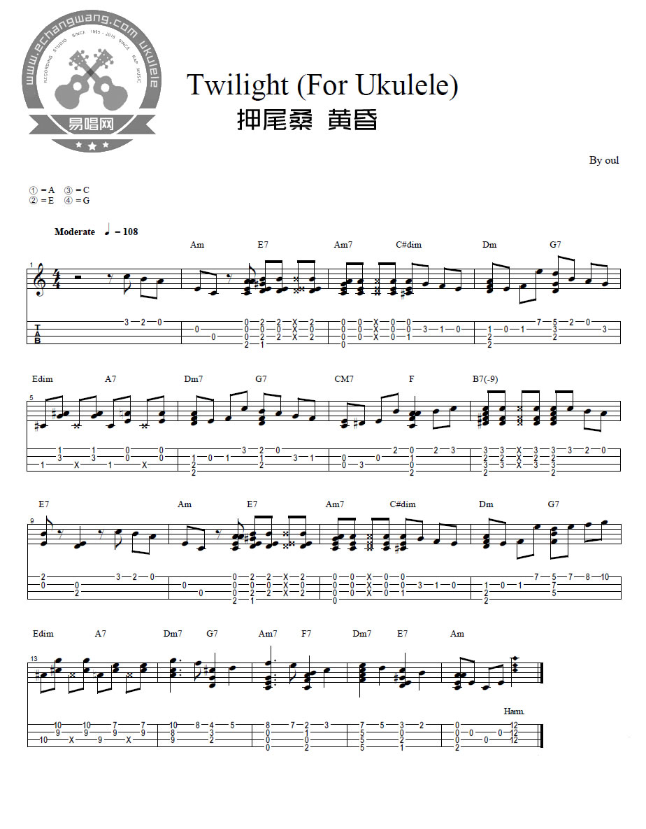 twilight 黄昏 押尾桑(指弹)