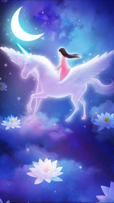 清新 唯美 梦幻插画