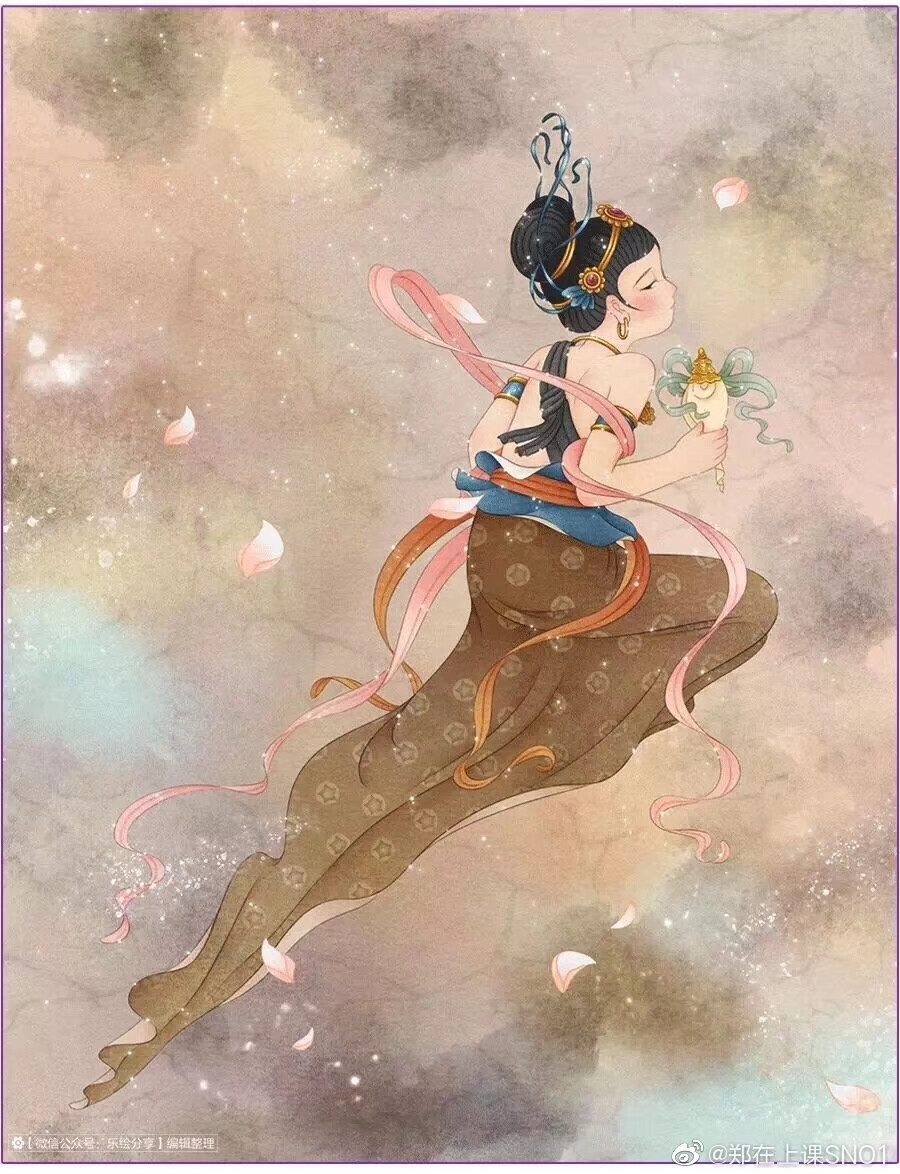 敦煌壁画飞天