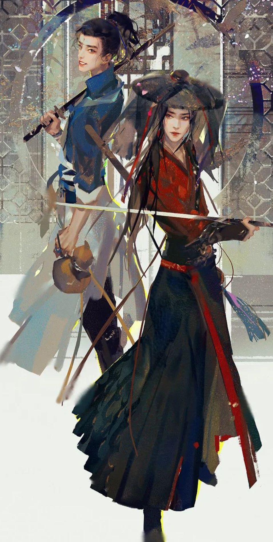 画师"眠狼"古风插画壁纸作品(六月)