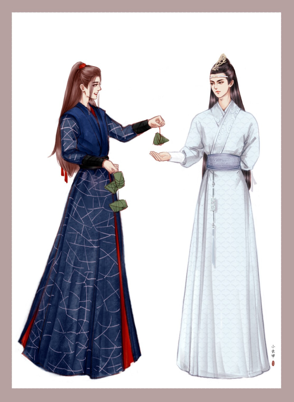 博君一肖陈情令动漫图