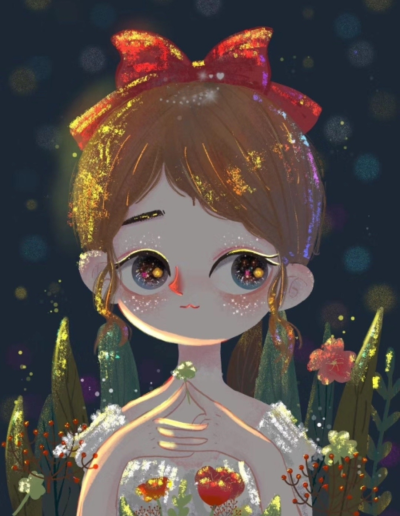 minor插画师,插画师heikala 「插画女生头像」第四篇 " . 我要把我的星球和玫瑰都给你.画师:minor