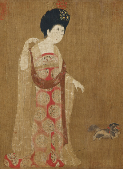 唐代仕女元宵图