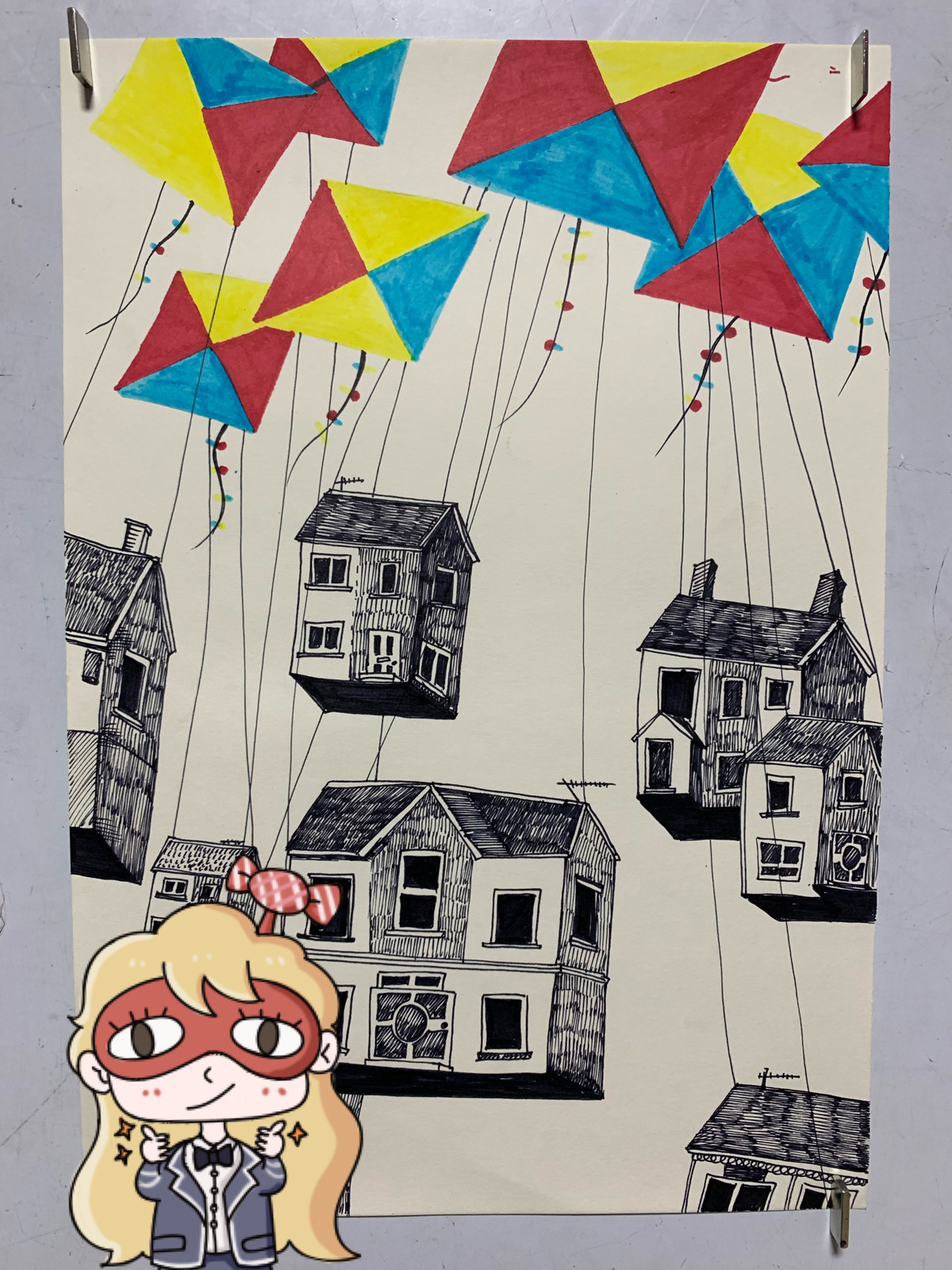 儿童创意画(抖音搜索:华川艺术教育,有画的步骤视频)