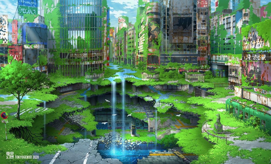 『东京幻想 』系列作品,画师 井上惠