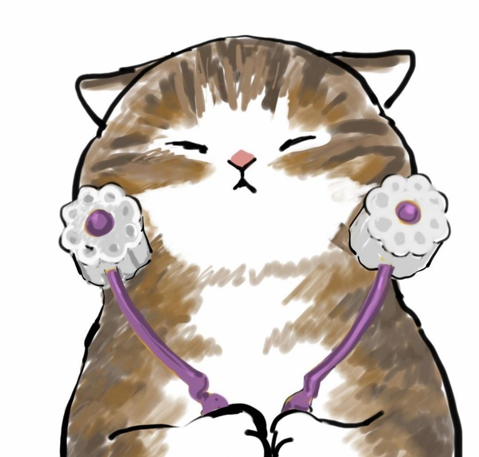 用瘦脸仪的猫 哇好可爱啊画师:mofu_sand