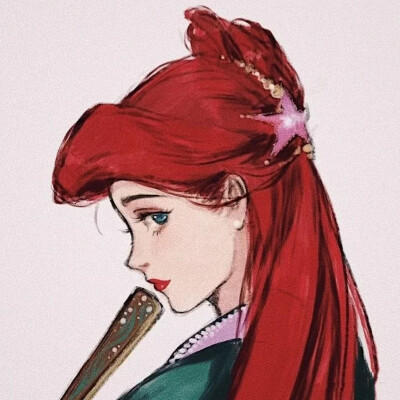 迪士尼公主闺蜜头像优质手绘动漫头像~ 和你们的小姐妹一起用吧