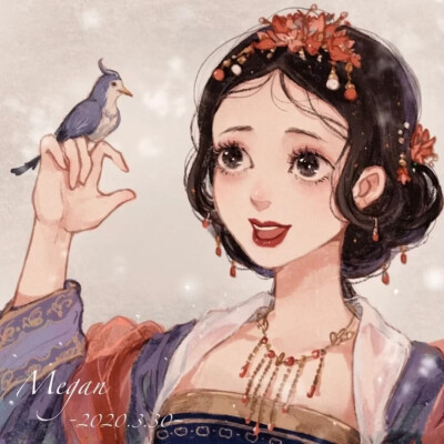 迪士尼公主闺蜜头像优质手绘动漫头像~ 和你们的小姐妹一起用吧