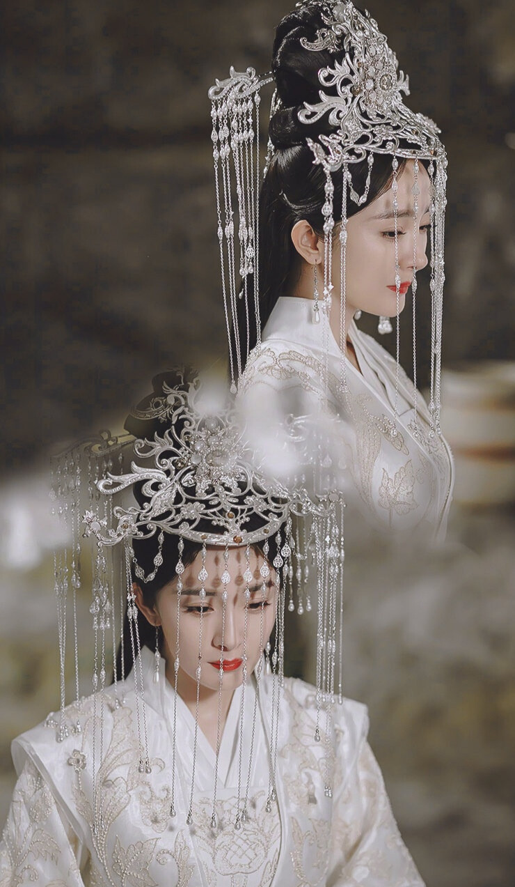 刘亦菲白浅婚服设计图图片