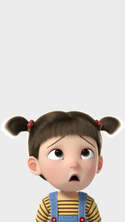 3d卡通人物男女头像手机壁纸