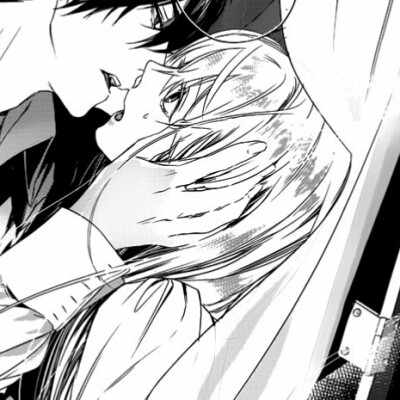 《rosen blood》漫截 黑白漫画情头吸血鬼题材 有点小恐怖