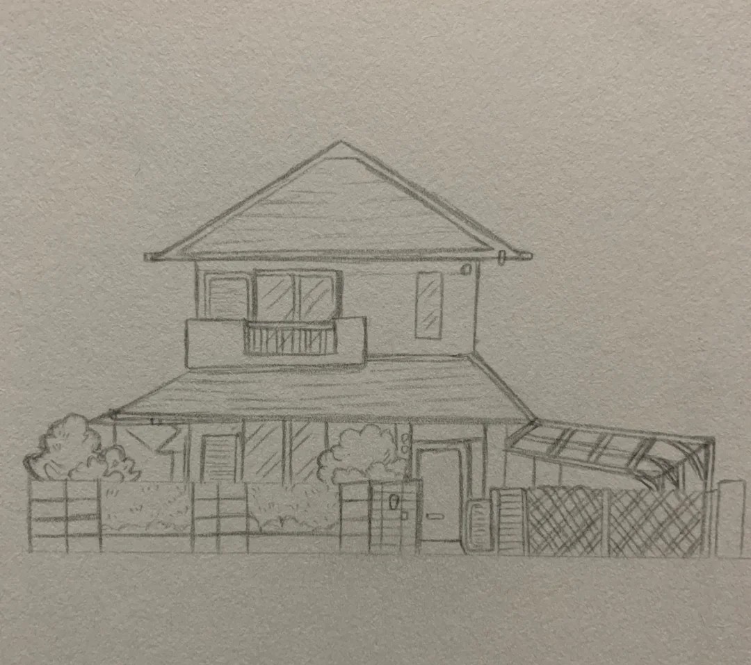 蜡笔小新的房子怎么画图片