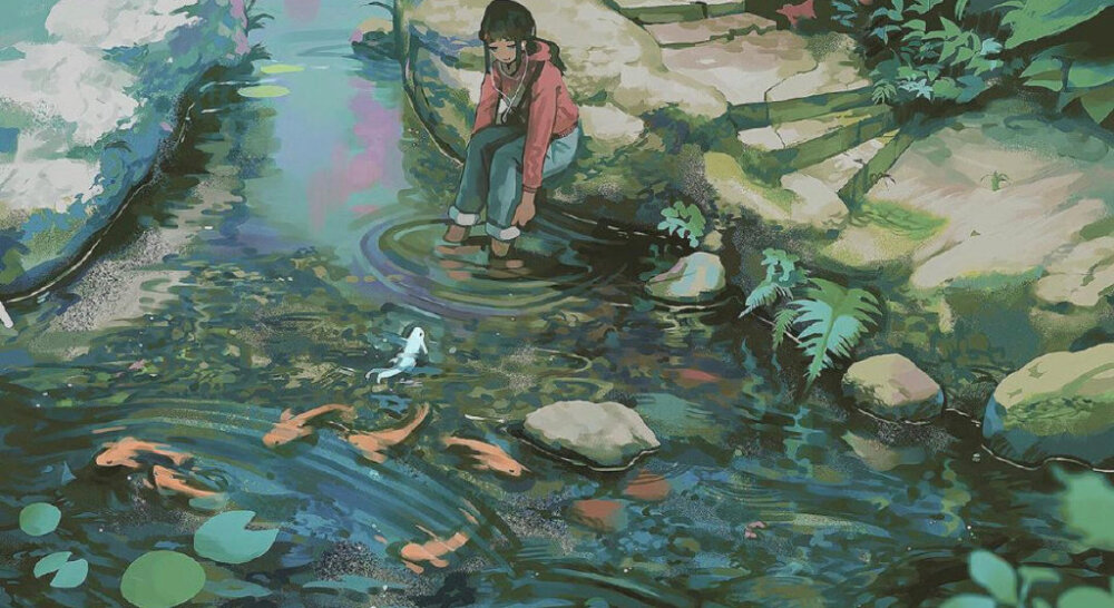 孤独插画 - 堆糖,美图壁纸兴趣社区