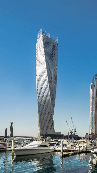 迪拜卡延塔,楼体90度扭曲旋转,堪称世界最拧巴大楼