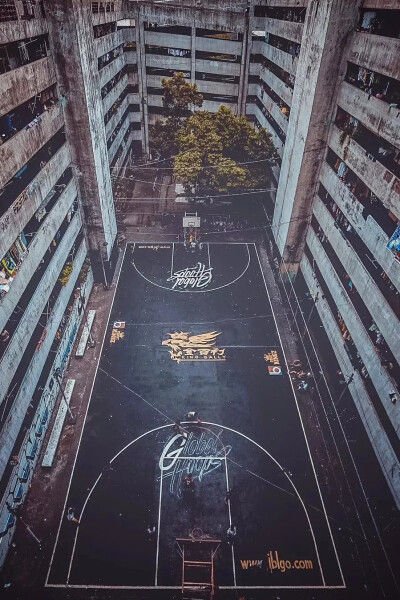 手机壁纸篮球场潮图图片