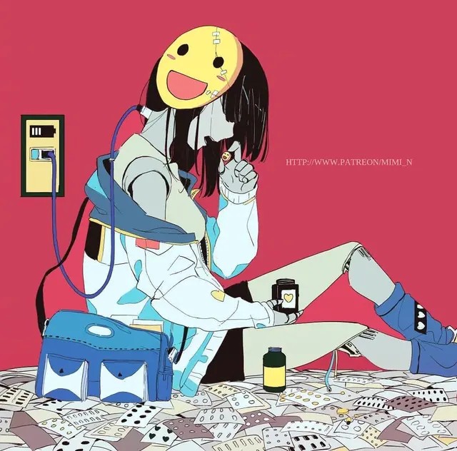 日本插画师 mimi n - 堆糖,美图壁纸兴趣社区