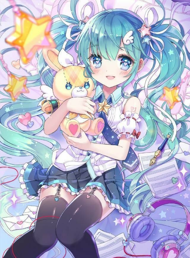 萌萌哒的q版初音 