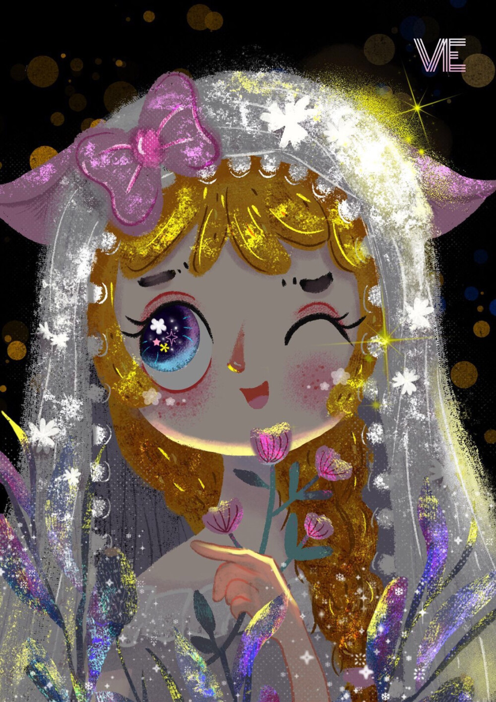 亮晶晶少女心头像动漫头像女生头像可爱头像