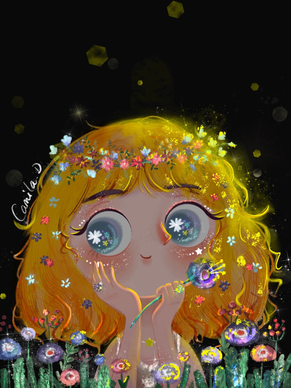 亮晶晶少女心头像动漫头像女生头像可爱头像