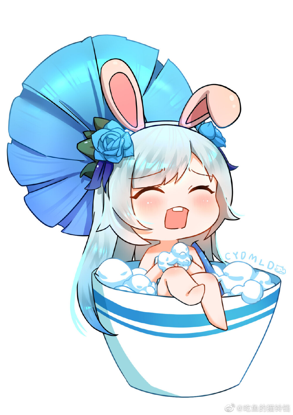 王者荣耀洗澡q版