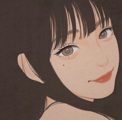 插画女生头像/女头 /闺蜜头像作者:@一颗猫头