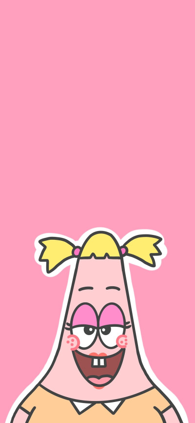 微笑壁纸派大星