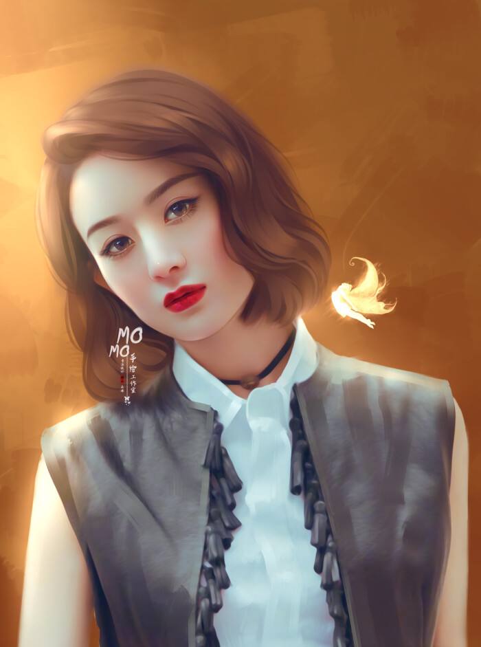 赵丽颖#手绘 - 堆糖,美图壁纸兴趣社区