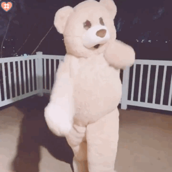 跳舞小熊表情包动图71