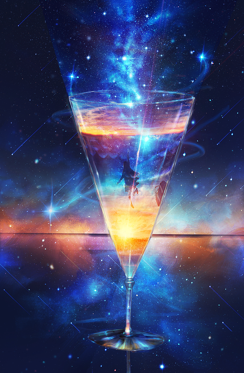 星空动漫风景壁纸图片