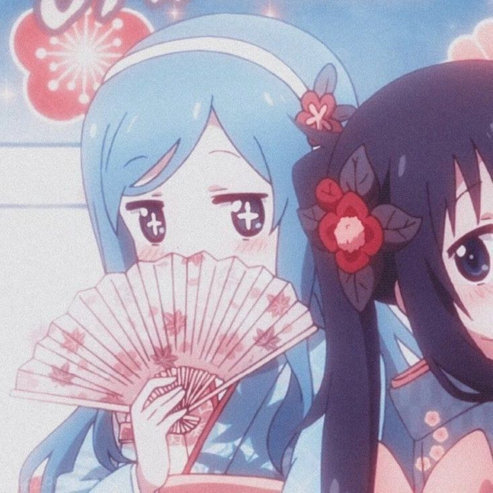 动漫三人闺蜜头像②