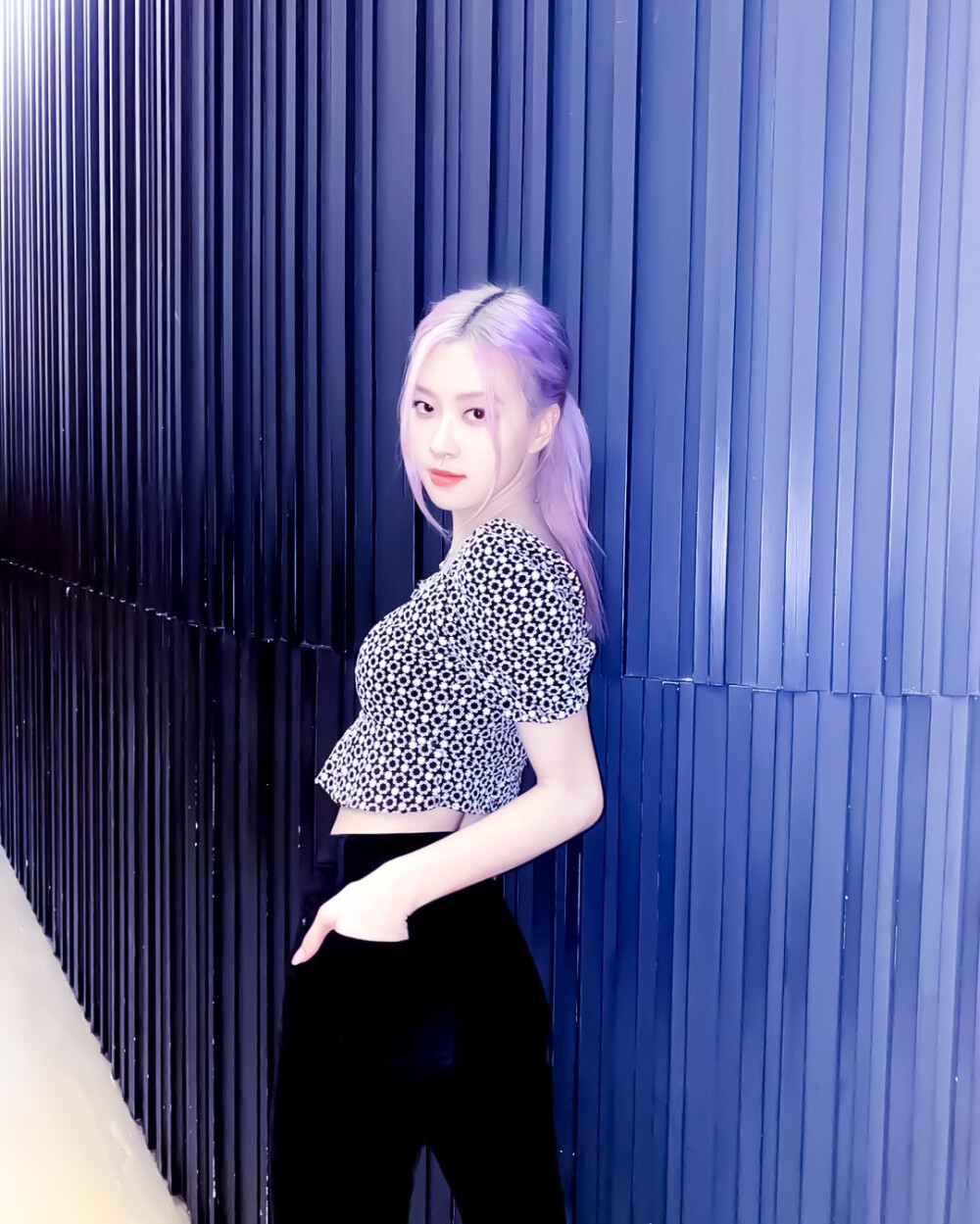 朴彩英紫发稀有图图片