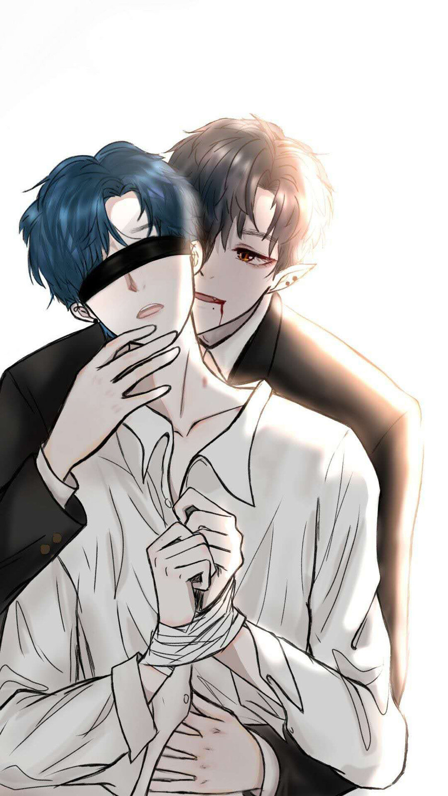 王一博肖战漫画