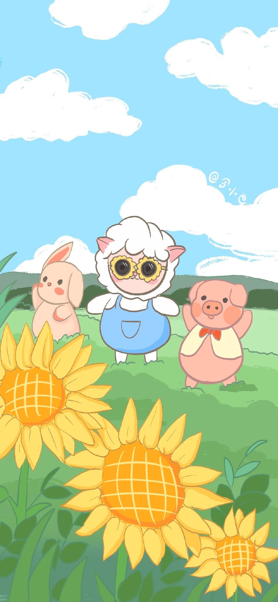 卡通小羊系列壁纸