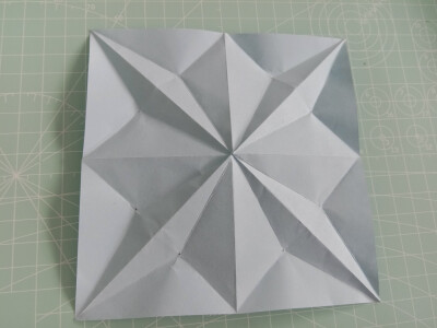 半立体构成一折图片