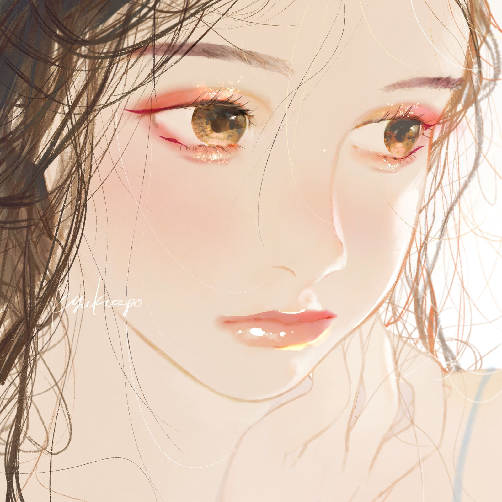 神仙插画女生头像#闺蜜头像# #动漫头像#可爱头像# #朋友圈背景图