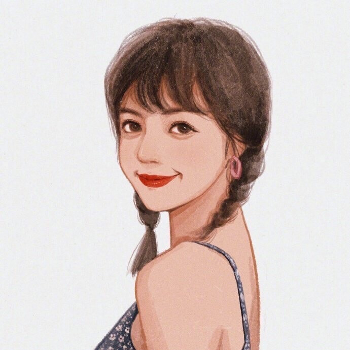 手绘头像 #女生头像#闺蜜头像#手绘头像# 动漫头像#朋友圈背景图#手写