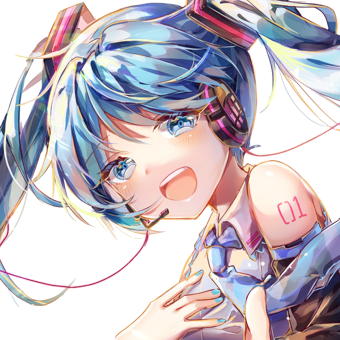 初音未来png手帐素材 #女生头像#动漫头像# 二传请标明堆糖jinxd